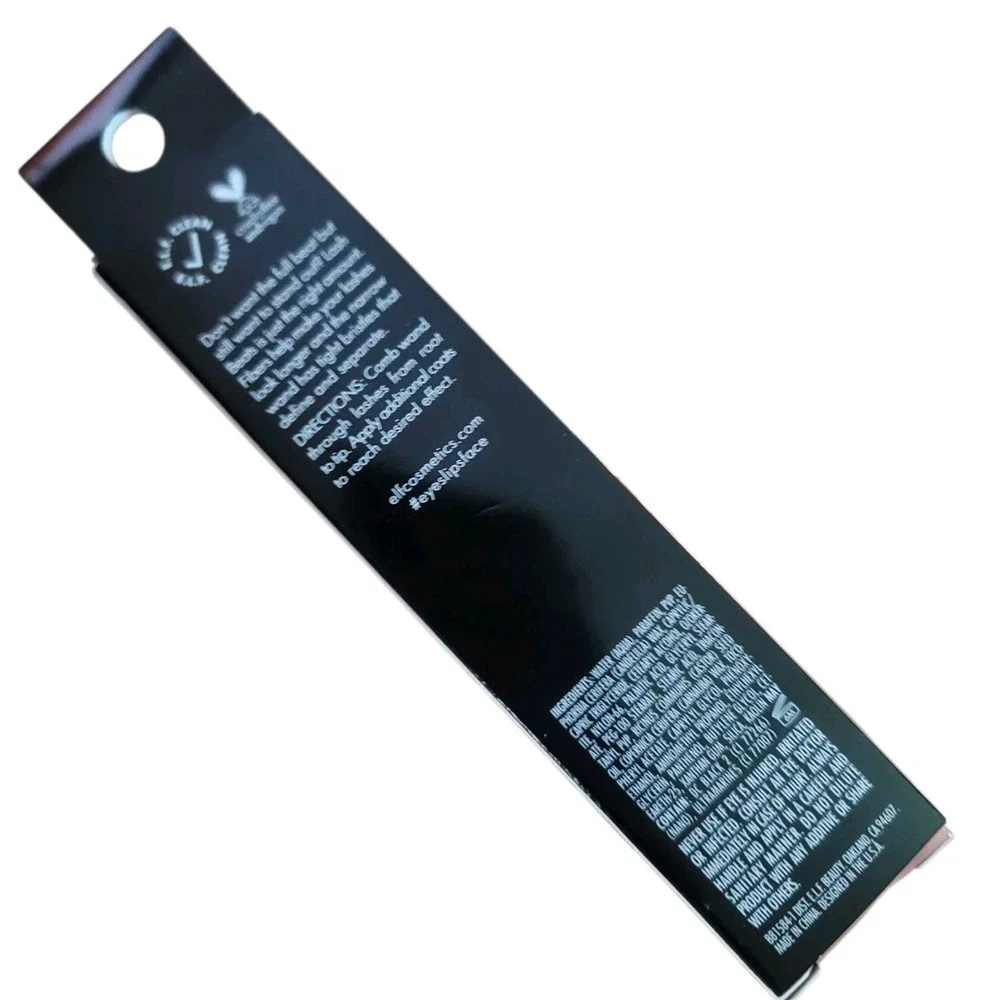 e.l.f. Lash Beats Defining & Lengthening Mascara Full‎ Size Tube Pitch Black